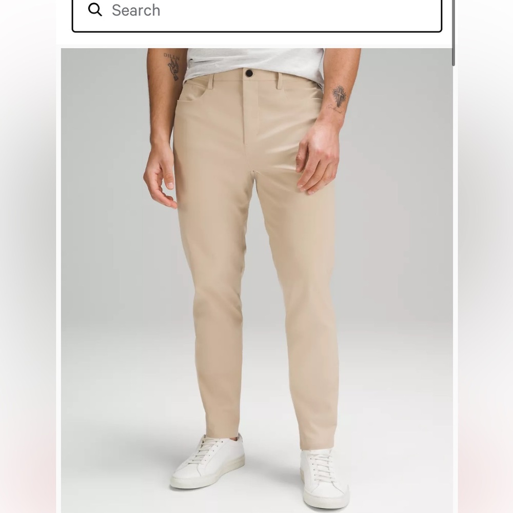 NWT Lululemon ABC Bonded Twill Slim fit Pant 40